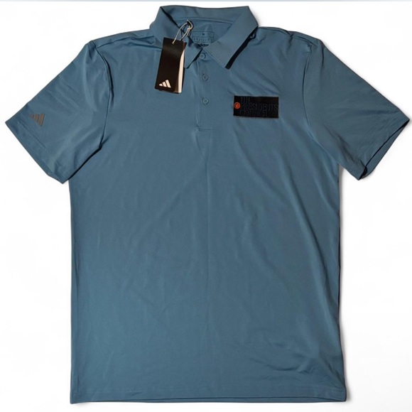 Adidas Sky Blue Golf Polo Shirt New With Tags NWT - Picture 1 of 5